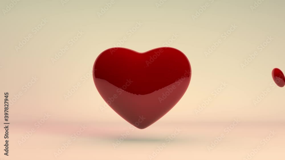 3D animation of a red heart, a symbol of the Valentine's day. The heart is throbbing and a lot of small hearts are flying out of it. Festive 3D animation. 3D animation of a red heart, a symbol of the Valentine's day. The heart is throbbing and a lot of small hearts are flying out of it. Festive 3D animation.
