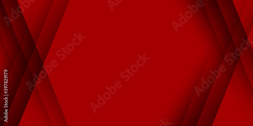 Red abstract background with cross cut