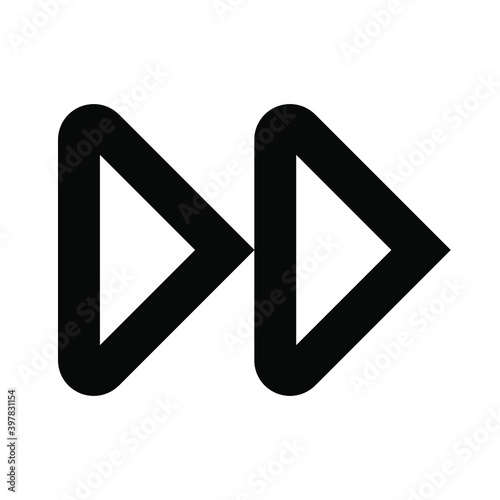 Free Download Fast forward icon premium - GFXLoad