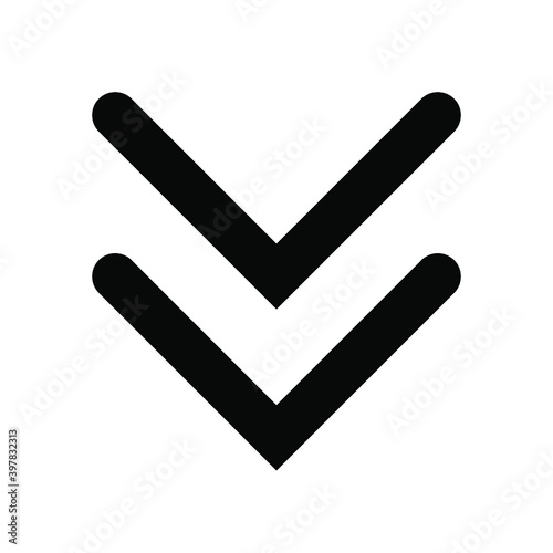 arrow down icon premium