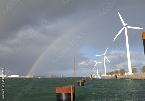 wind turbine in the country