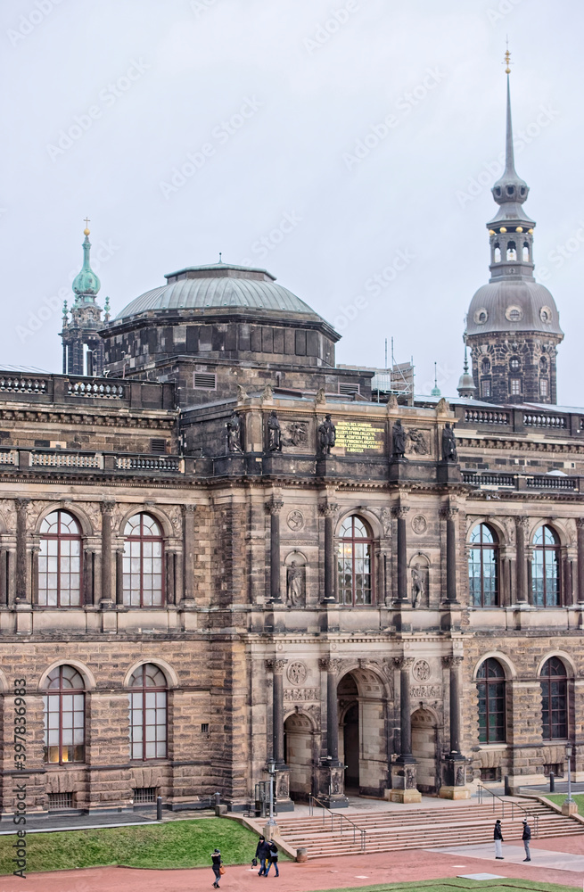  Zwinger-palace and park complex of four buildings