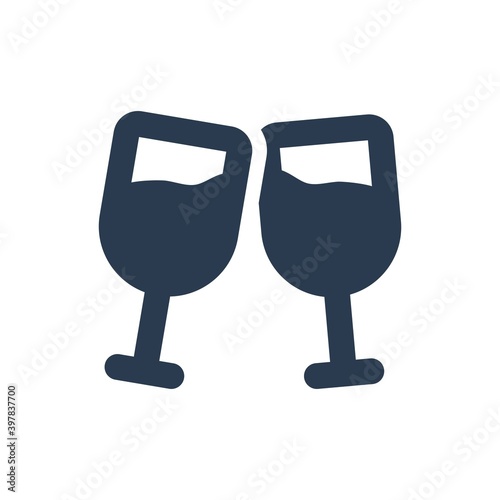 Drink glass icon