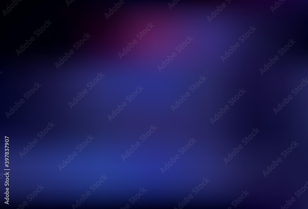 Obraz premium Dark Purple vector abstract blurred background.