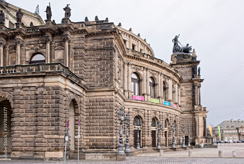  The Semper Opera House - built by the project of Gottfried Semper