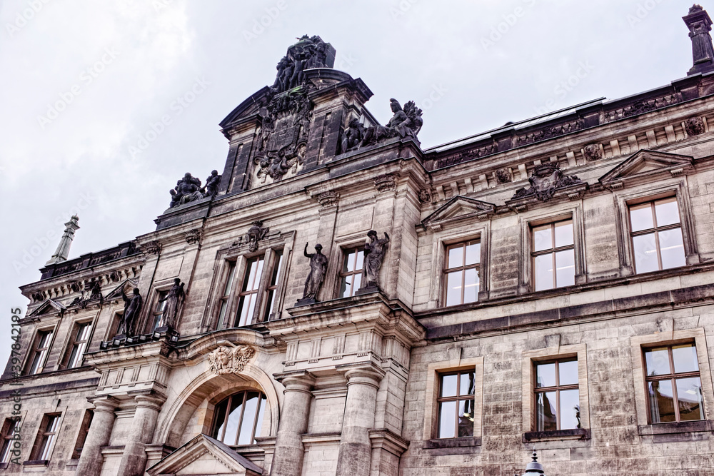 Obraz premium Ancient buildings of the city