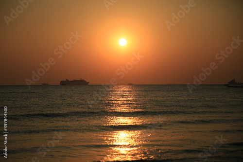 Sunset on the sea © CrazyOrr