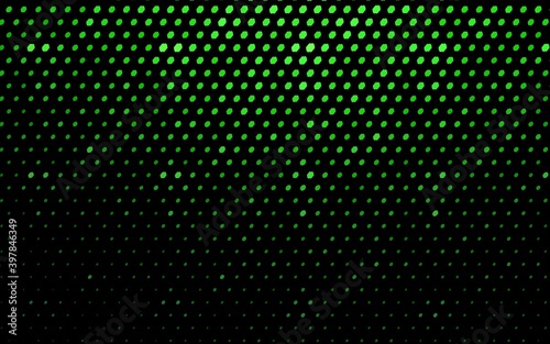 Light Green vector pattern with colored spheres.