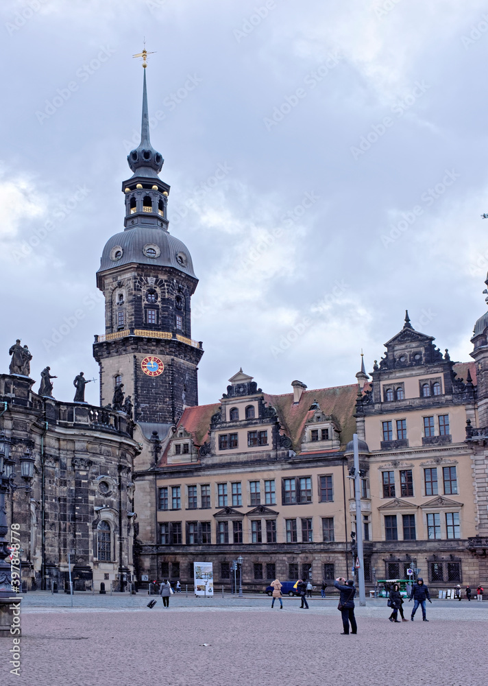 Fototapeta premium The royal residence on the Theater Square