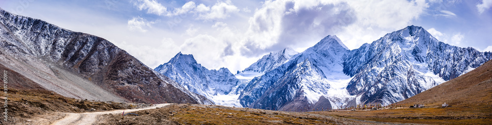 Kunzum Pass at 4,590 m is a high mountain pass on Kunzum Range of the Himalayas connects Lahul valley and Spiti valley. The road connects Kaza from Manali is treacheous journey crossing hair pin bends
