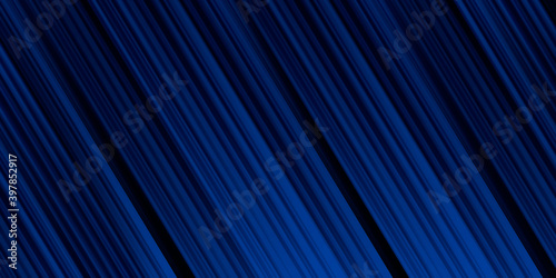 Futuristic blue line striped abstract background. Modern vector tech design. Illustration of light ray, stripe line with blue light, speed motion background. Vector design abstract, science, futurist