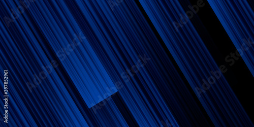 Futuristic blue line striped abstract background. Modern vector tech design. Illustration of light ray, stripe line with blue light, speed motion background. Vector design abstract, science, futurist