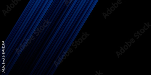 Futuristic blue line striped abstract background. Modern vector tech design. Illustration of light ray, stripe line with blue light, speed motion background. Vector design abstract, science, futurist