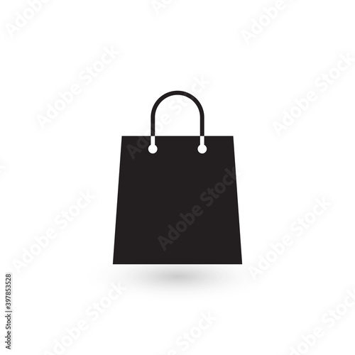 Shopping bag icon. Gift ico...