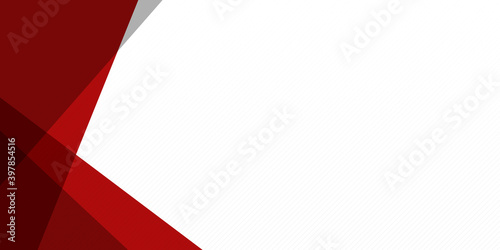 Red white grey vector metal background with geometric wave and space for your text
