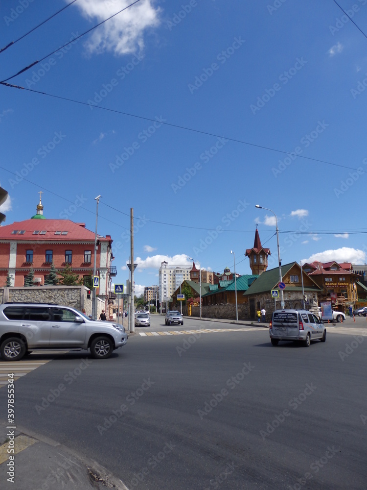 Obraz premium traffic in the city