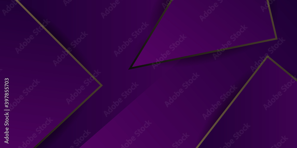 Luxury golden line background pink and purple shades in 3d abstract style. Illustration from vector about modern template deluxe design.