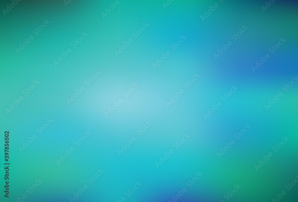 Obraz premium Light Green vector blurred and colored pattern.