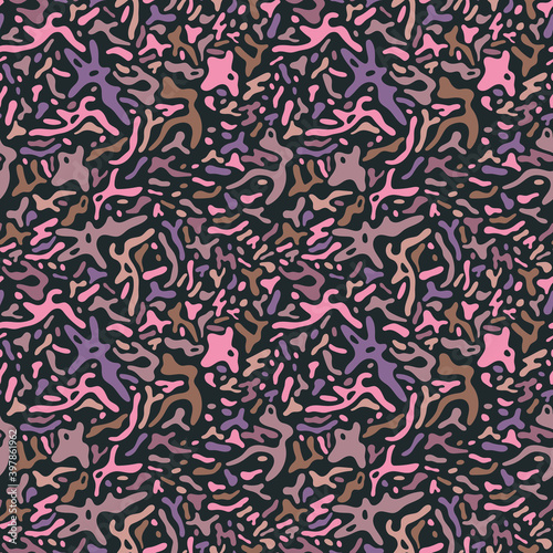 Spot pattern vector. Abstract animal skin pattern for fashion banner and trendy decoration, fabric, and textile design. Liquid blotch texture, splotch backdrop, zebra spot background. Beauty salon.