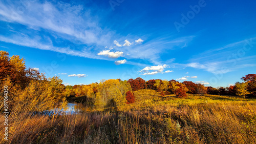 Minnesota Fall Colors from the Lebanon Hills Regional Park in Eagan  Minnesota.