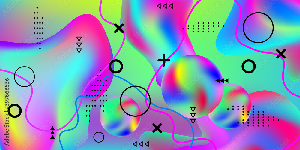 Fototapeta premium Modern design poster