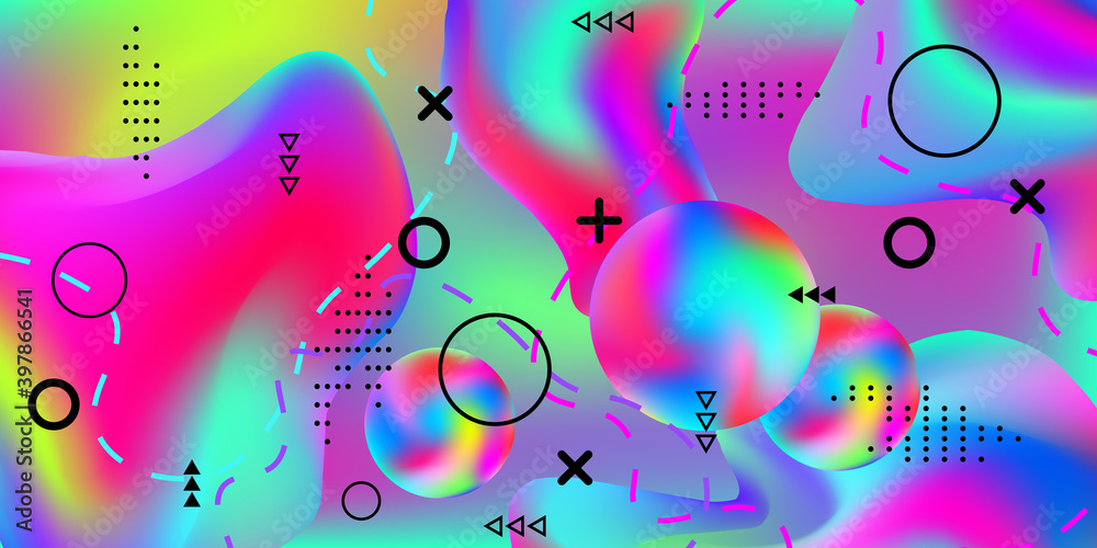 Fototapeta premium Modern design poster