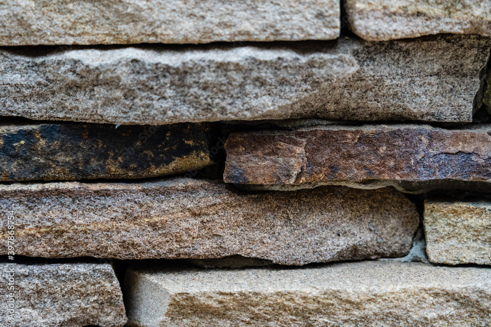Decorative brick wall with brown seamless texture Decorative brick wall with brown seamless texture