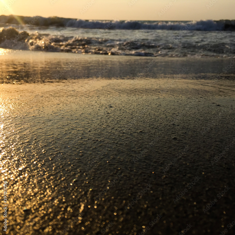 Obraz premium sunset on the beach