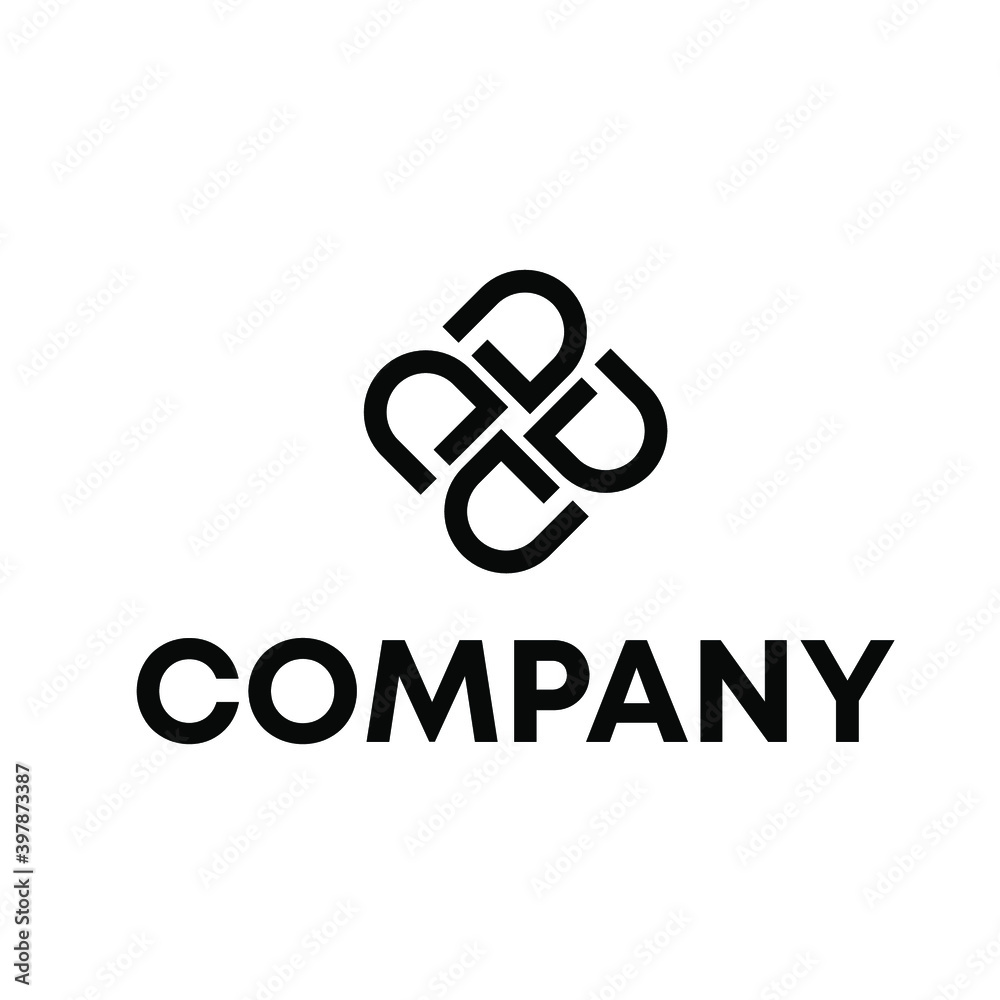 Obraz premium D logo 