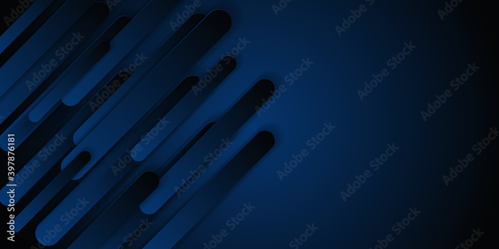 Abstract background with modern corporate concept. Dark blue 3d overlap vector design Abstract background with modern corporate concept. Dark blue 3d overlap vector design
