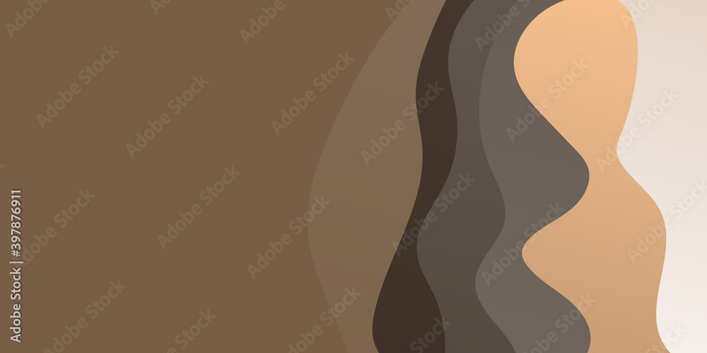 Brown wave abstract business corporate background with brown white tone color Brown wave abstract business corporate background with brown white tone color