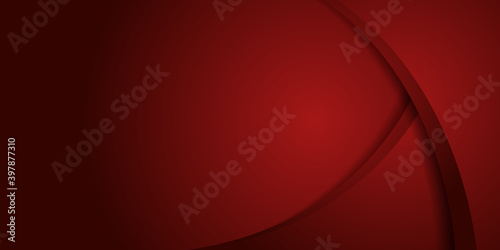 Abstract wave lines pattern business technology corporate on red gradients background.