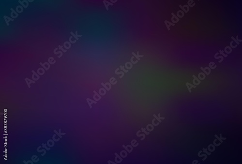 Dark Gray vector abstract blurred background.