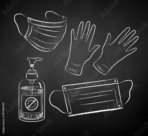 Collection of virus protection items