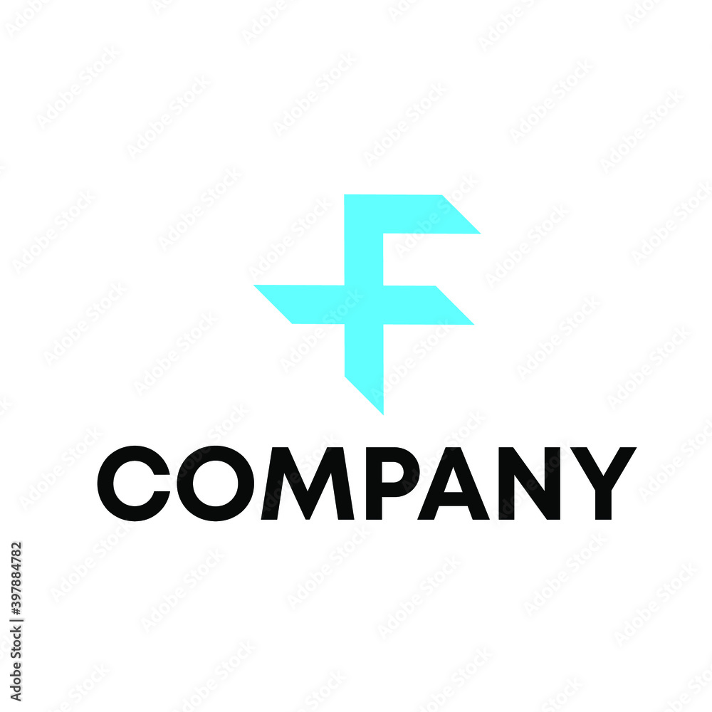 Fototapeta premium F logo 