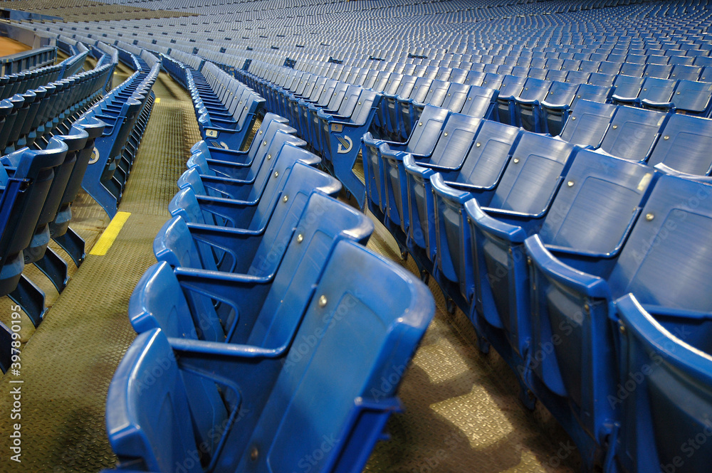 Fototapeta premium Thousands of Empty Stadium Seats