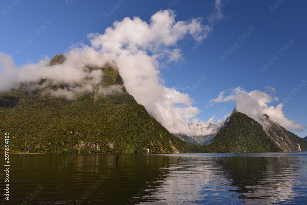 Walls of Milford Sound fjord