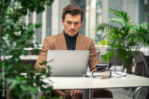 businessman sitting at a computer © zokov_111