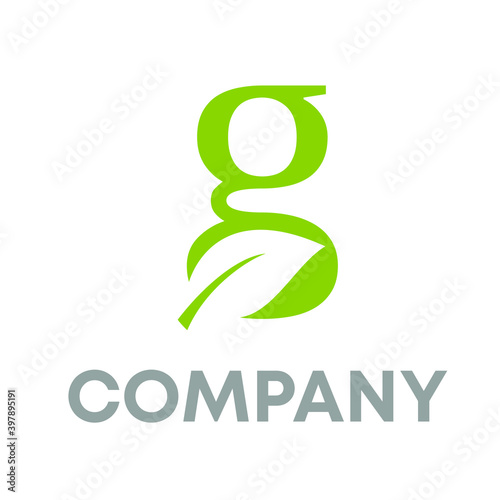 letter g leaf logo