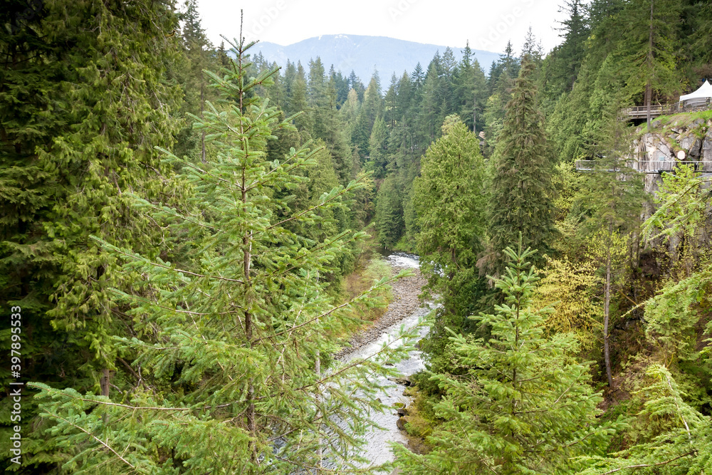 The Capilano River in North Vancouver