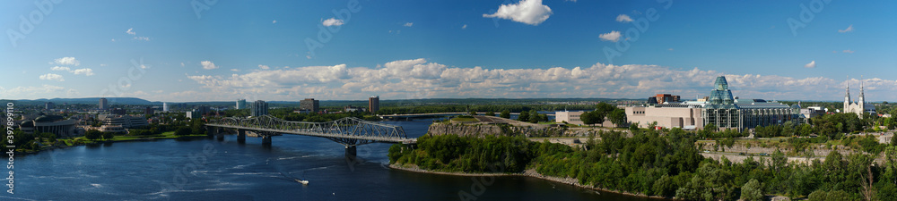 Panorama of Hull and Ottawa River