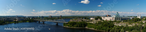 Panorama of Hull and Ottawa River