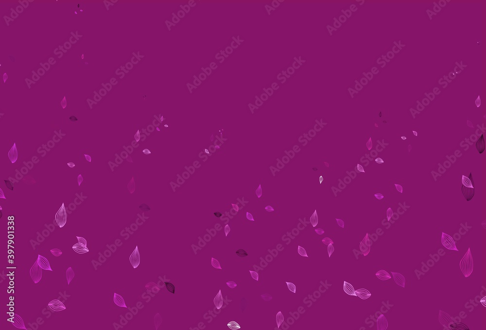 Light Pink vector sketch background.