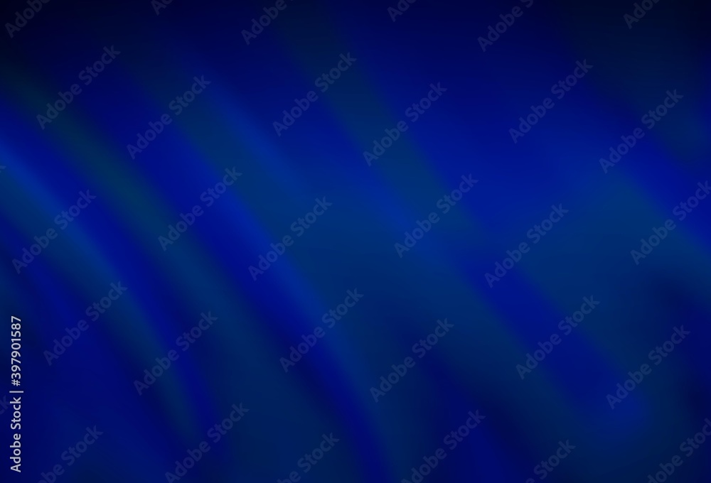 Dark BLUE vector template with lava shapes. Dark BLUE vector template with lava shapes.