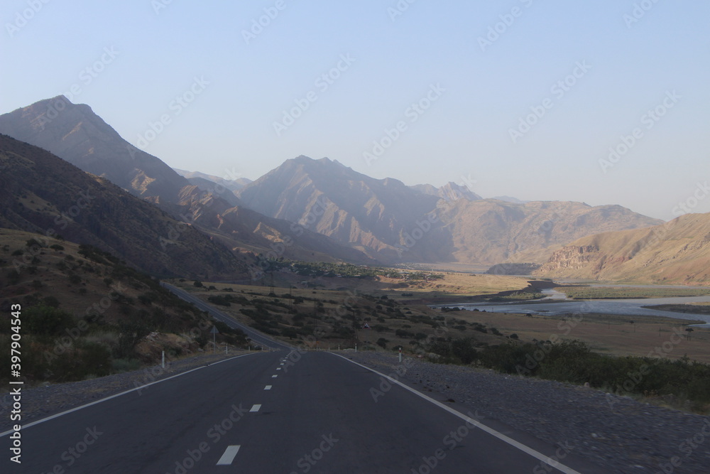 The iconic Pamir Highway