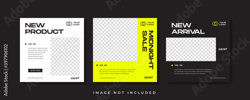 Fashion sale social media post template. Social media post template.