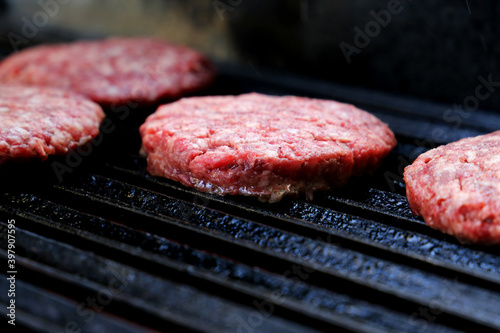 Traditional Brazilian meat for barbecue. Grilled steaks  photo
