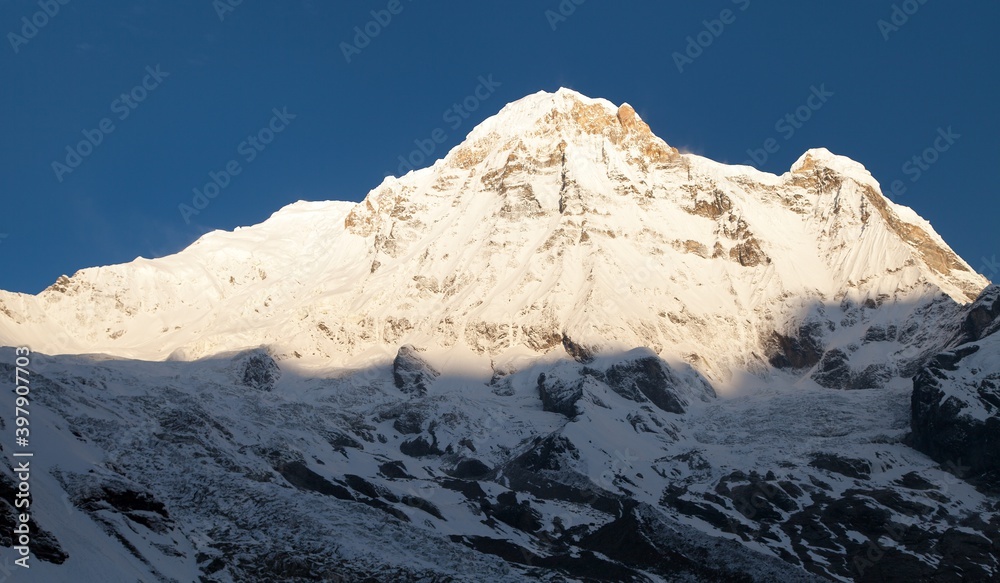 Mount Annapurna south from Annapurna base camp