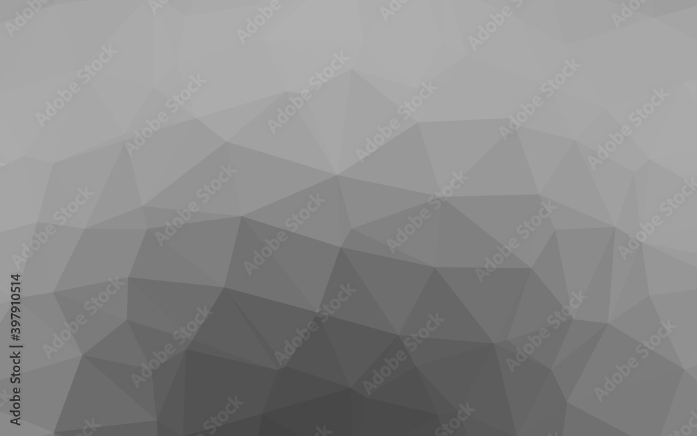 Light Silver, Gray vector polygon abstract background. Light Silver, Gray vector polygon abstract background.