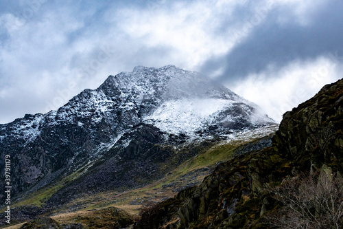 Tryfan mountain in the Snowdonia National Park
